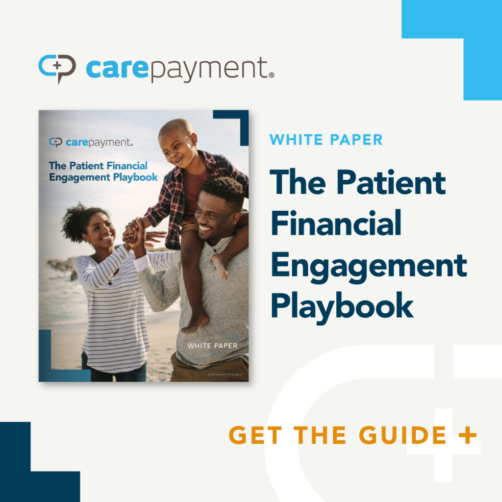 whitepaper for the patient financial engagement playbook
