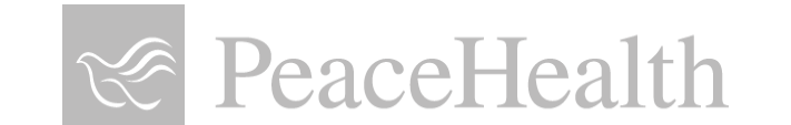 peacehealth logo white peacehealth logo white