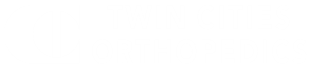 twin cities orthopedics logo white